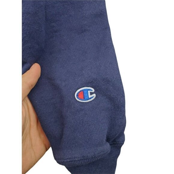Champion Reverse Weave Script Fleece Sweatshirt Embroidered‎ Womens Large - Picture 3 of 6